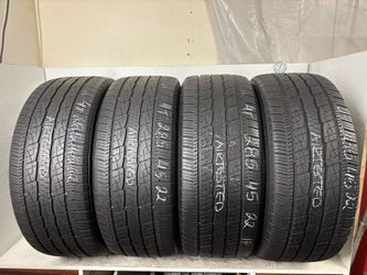 Set 4 tires 285 45 22 general grabber hts60 high tread