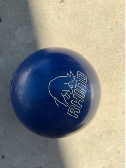 BRUNSWICK BLUE RHINO BOWLING BALL