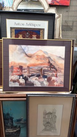 Listed artist, beautiful watercolors  signed