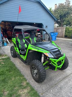 2014 Arctic Cat Wildcat Trail and 10’ Iron Eagle Trailer