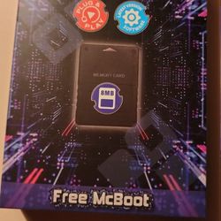 PS2 Free Mcboot memory card with 256gb usb 60 PS2 games