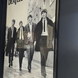 Beatles 34x22 With Frame