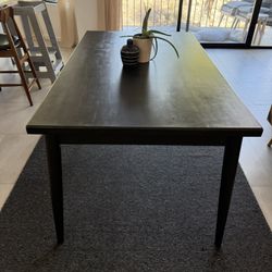 Black Dining Table 