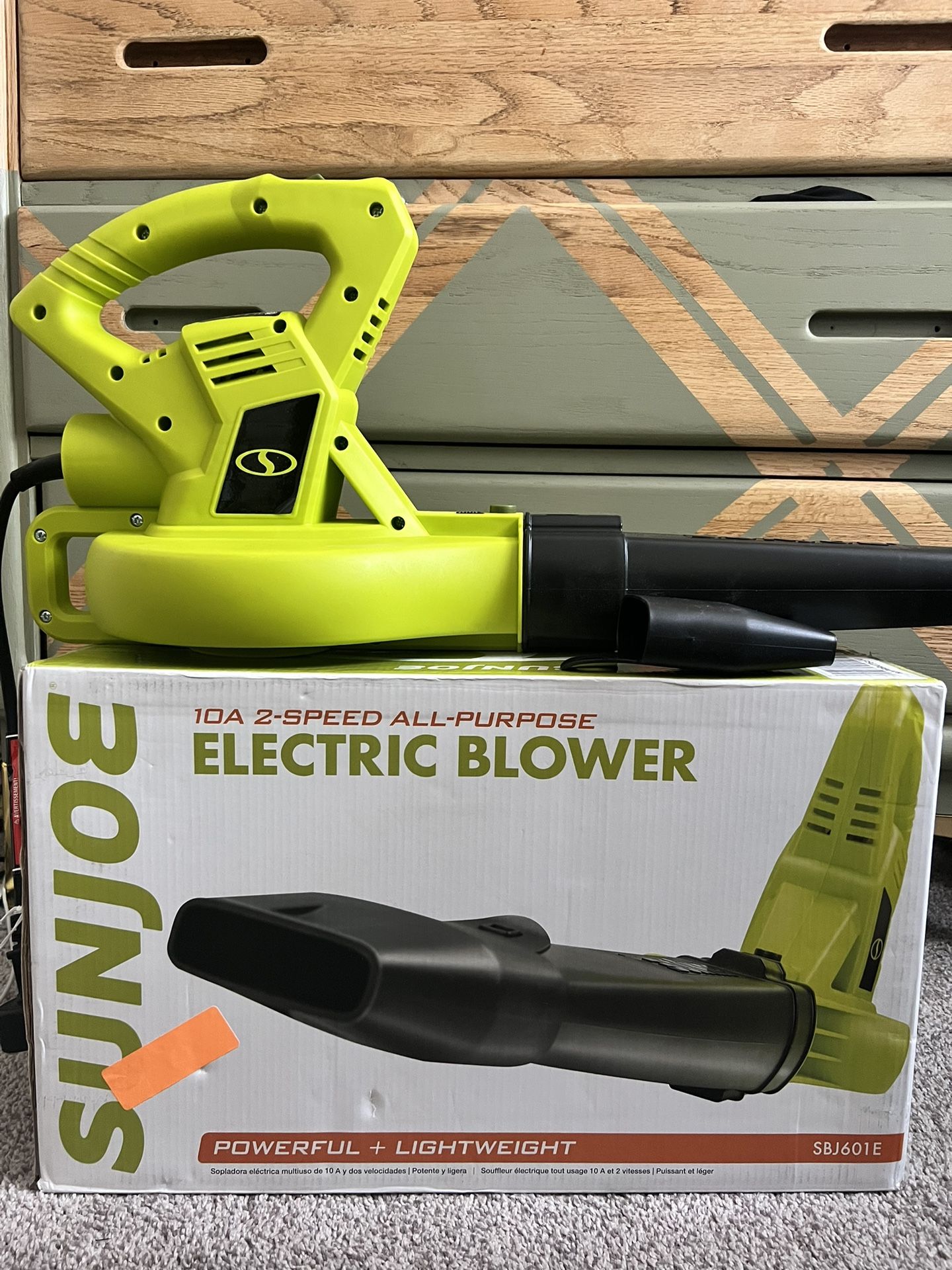 New Sun Joe 10 Amp Electric Leaf Blower