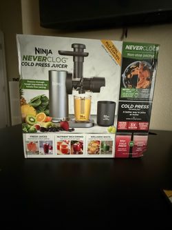 Ninja never CLOG cold press JUICER