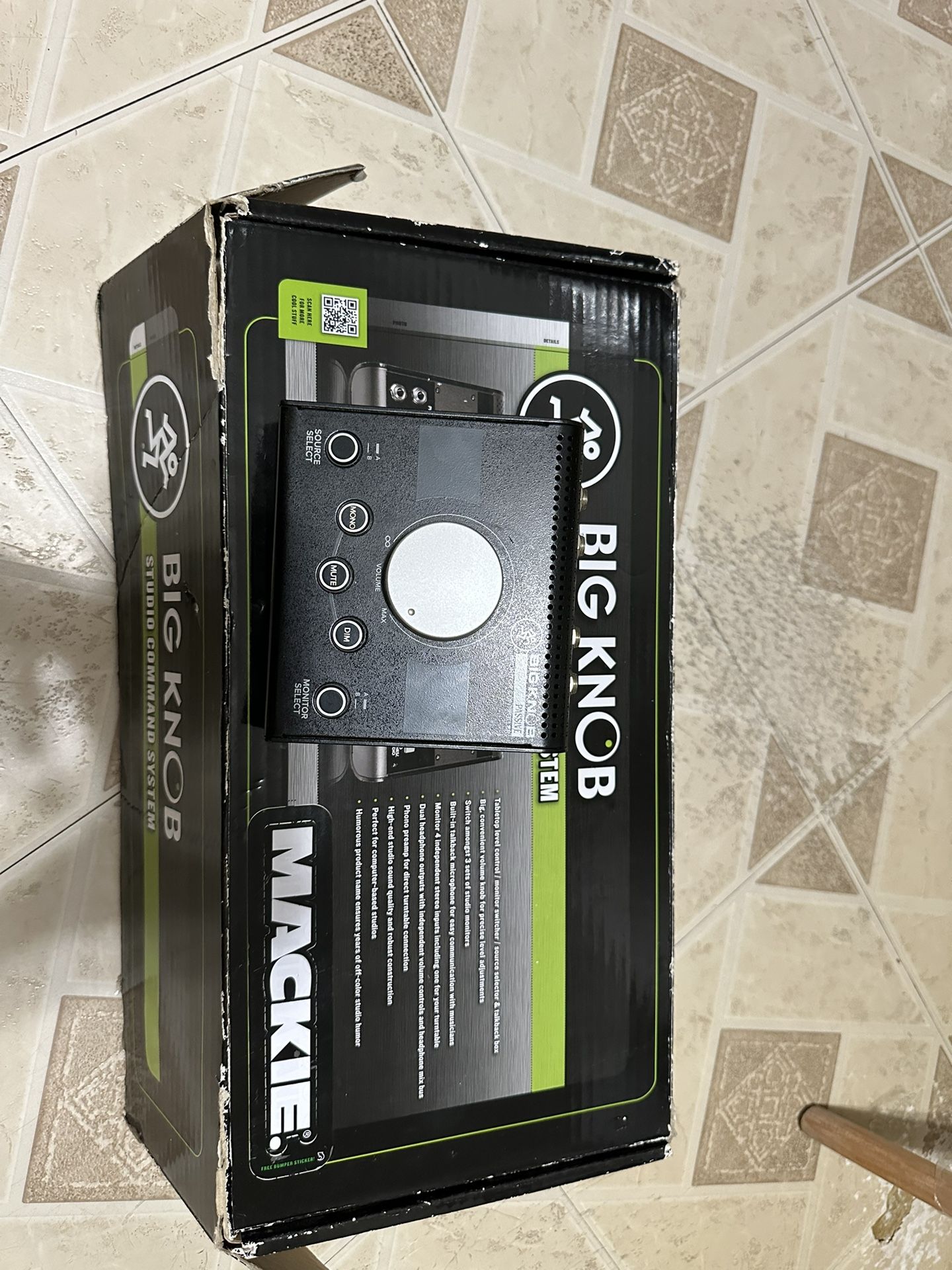 Mackie Big Knob Passive Monitor Controller
