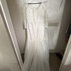 Mermaid Style Petite Wedding Dress