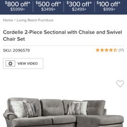 Cordell Sectional couch