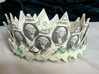 Graduation money crown