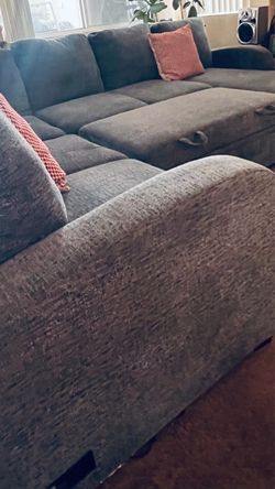 Coddle Luke Sleeper Sectional with Reversible Chaise and Storage