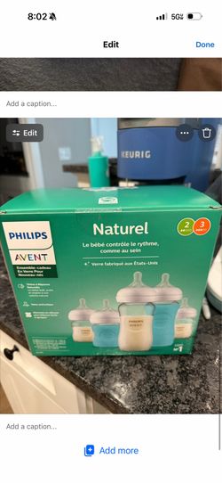 New Philips glass avent bottles