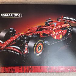 LEGO Technic Ferrari SF-24 F1 Car Model Kit for Adult F1 Fans 42207