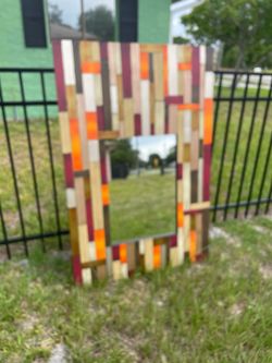 Mirror picture frame artwork