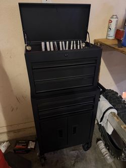 black tool box