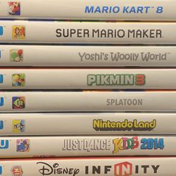 Nintendo Wii U Games (with manuals)