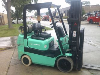 5000 LB. Capacity Mitsubishi Cushion Forklift