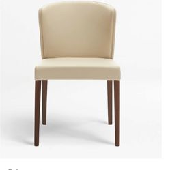 TWO CLOTH DINING ROOM CHAIRS (set)