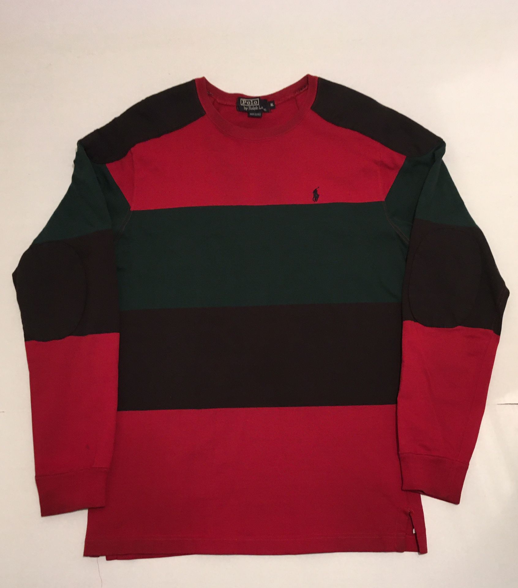 Polo Red/ Green Pony Rugby, Xl ( Custom Fit) 