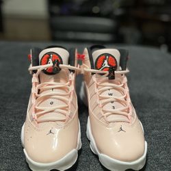 Nike Jordan 6 Rings GS Pink- Brand New With Box , Never Worn , Kids Size (5y)