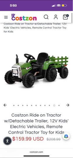Costzon  ride on tractor