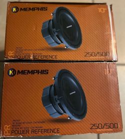 Memphis Audio MB1024 10″ subwoofer with selectable 2- or 4-ohm impedance