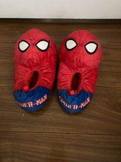 Spider-Man kids slippers size 11-12