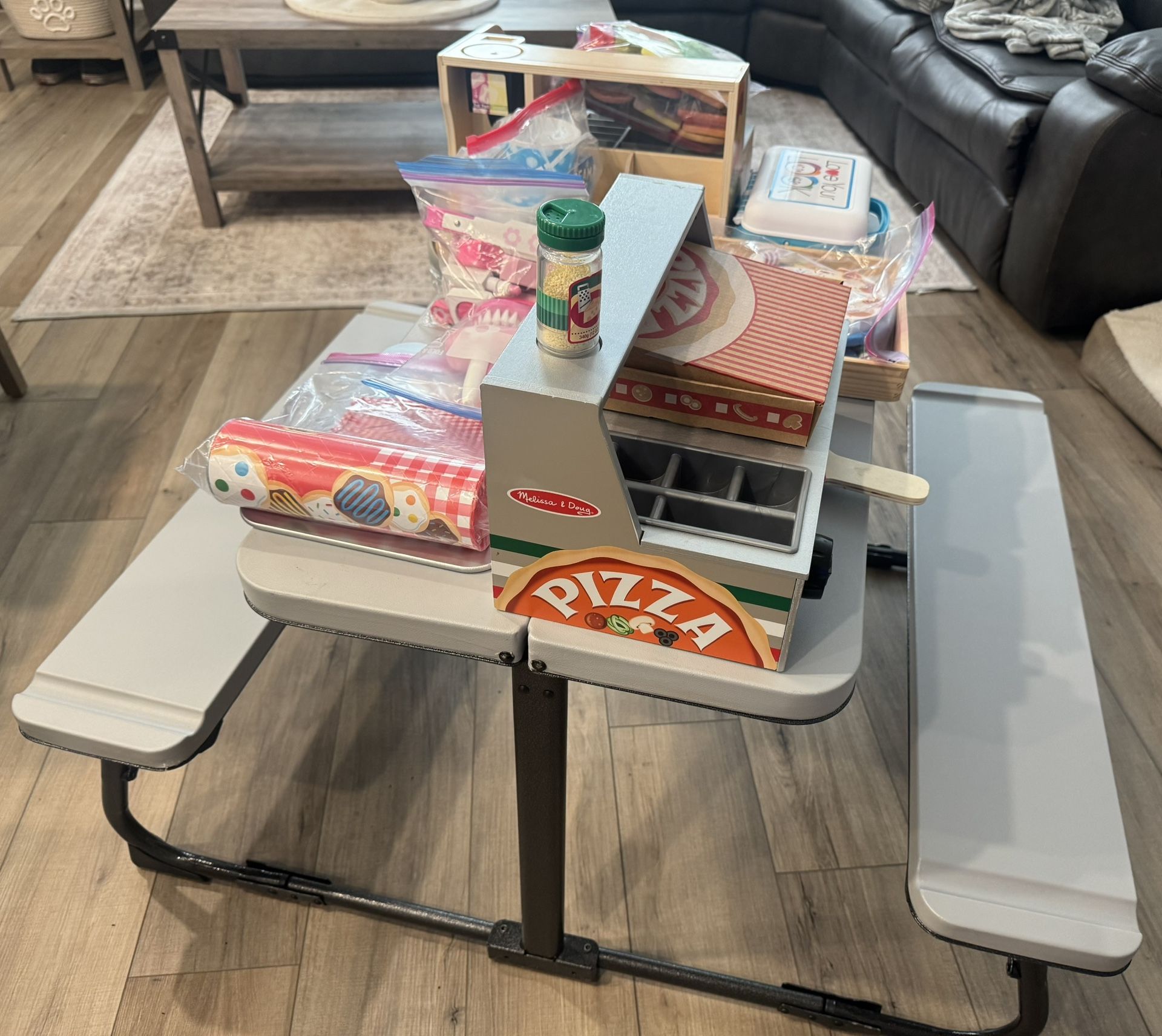 Melissa And Doug Kids Toys And Kids Play Table Bundle