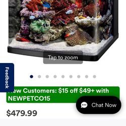 32 Gallon  Bio Cube Saltwater Fish Tank Black