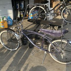 Purple Lowrider Bike