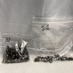 Metal Valve Caps For Your Car Or Bikes / Used / 107 Total !!!