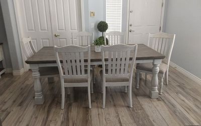 Beautiful farmhouse dining table