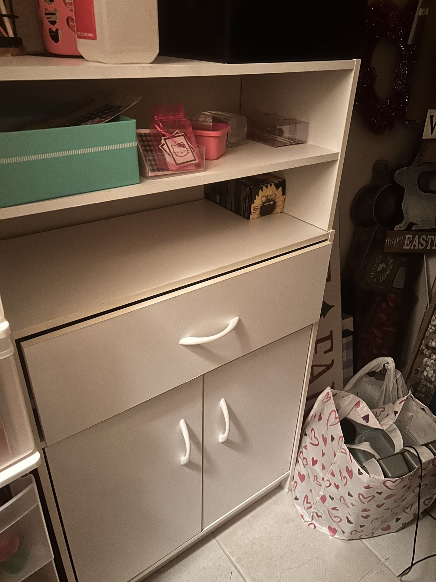 White Shelf Cabinet