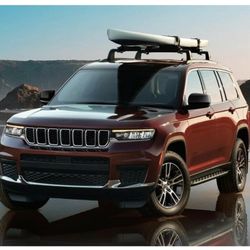 $200 -Jeep Grand Cherokee L 2021 2022 Black Aluminum Alloy Roof Rack Crossbar///////////////////// [Compatibility] Cargo Racks Fit for 2021 2022 Jeep 