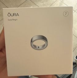 Oura Ring, silver size 7