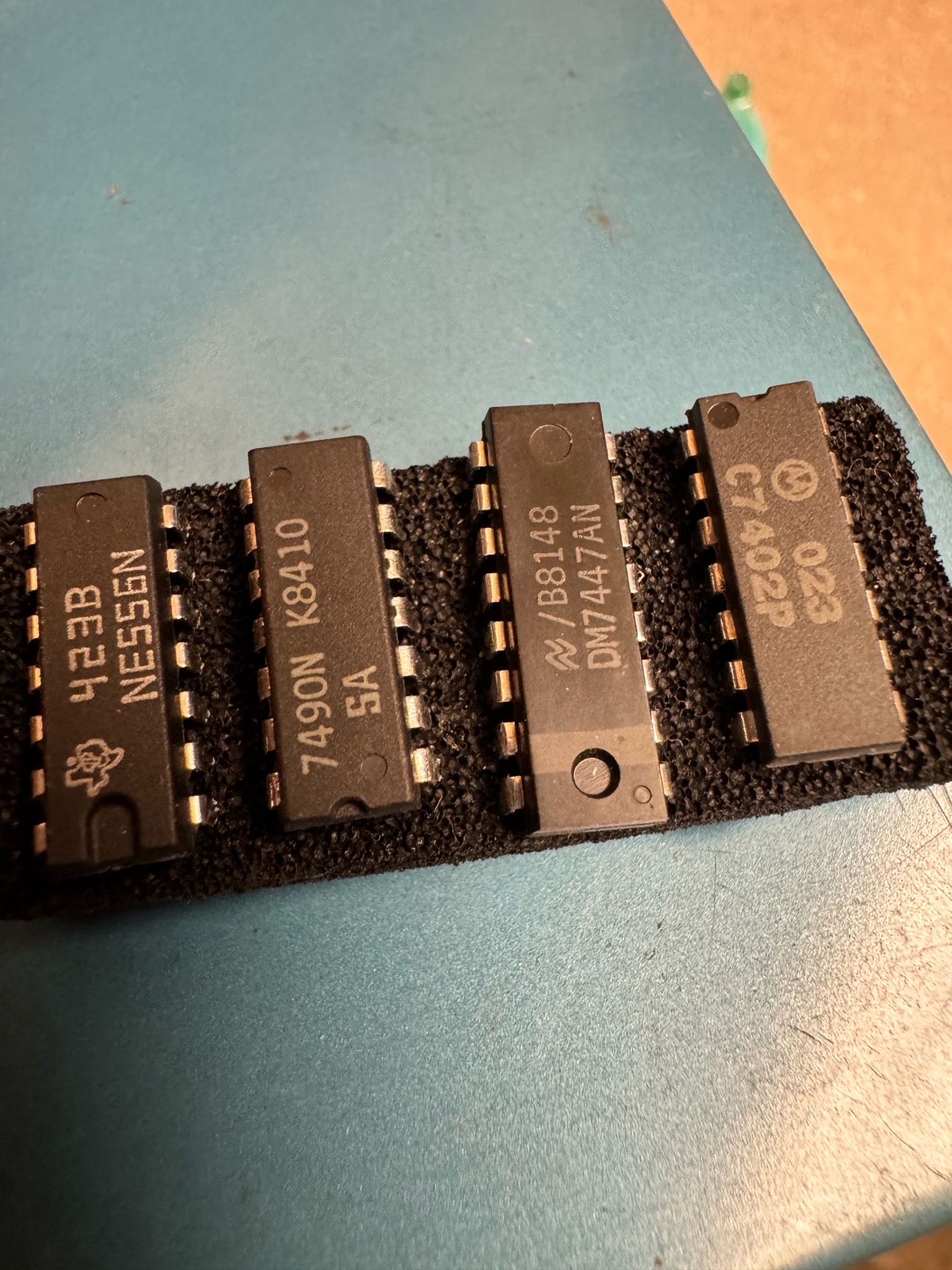 Vintage computer chips