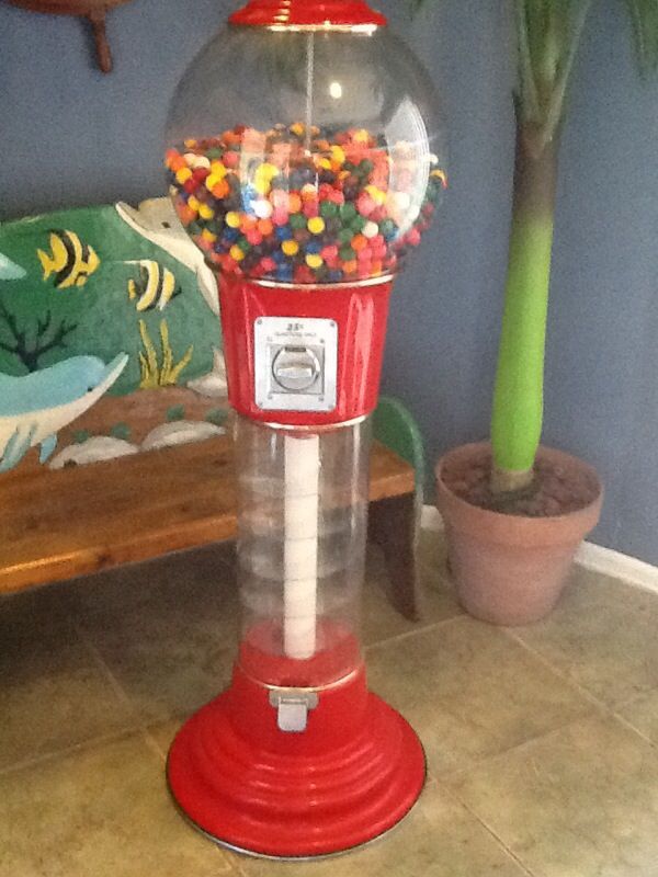 Big Gumball Machine Gum Ball 5' Money Maker.