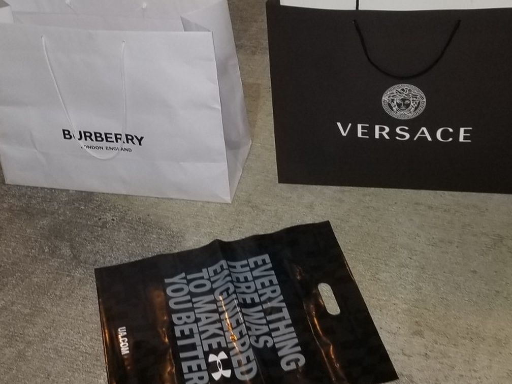 Versace Burberry Under Armour 3 Designer Bags