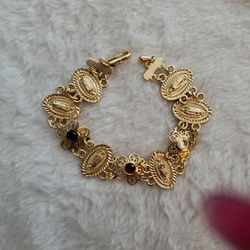 La Virgen De Guadalupe Chain Bracelet 
