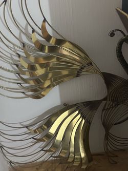 Vintage Curtis Jeré Metal Wall Sculpture – Mid-Century Modern Art