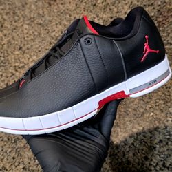 Jordan TE 2 Low Men's Shoes Size 10.5 Bread Rare Deep Core Wild Black Chili Red Ambient White-Black New with out box 