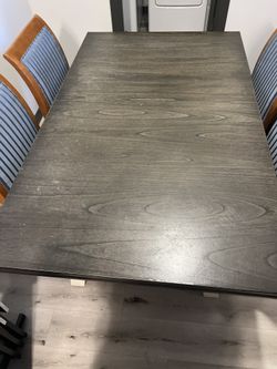 Wood Table With Extension
