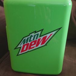 Mtn dew mini Fridge 