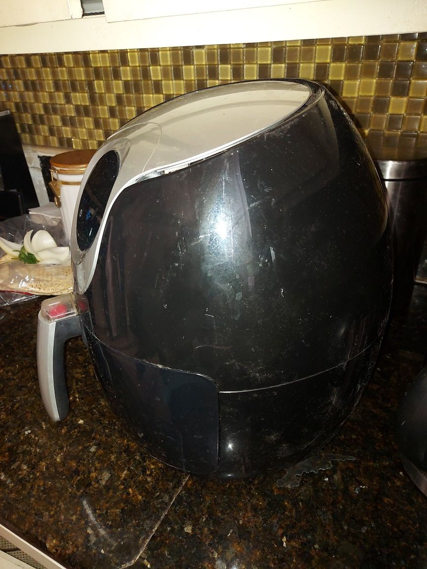 Power Air Fryer XL AF 530 5.3 5.3 QT Deluxe, Black