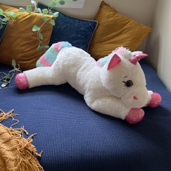 Big Plush Unicorn Stuffed Animal LIKE NEW