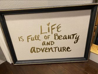 Life Is Full Of Beauty And Adventure Wall Decor