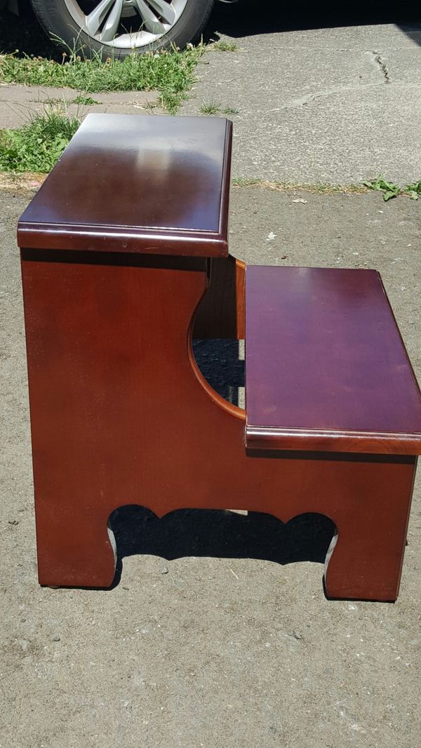 Solid Cherry Wood Step Stool From Ay Company For In Solid Cherry Wood Step Stool From Ay Company For In Tualatin Or Offerup