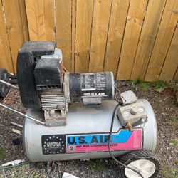 Made In USA Campbell Hausfeld Compressor 2 Hp