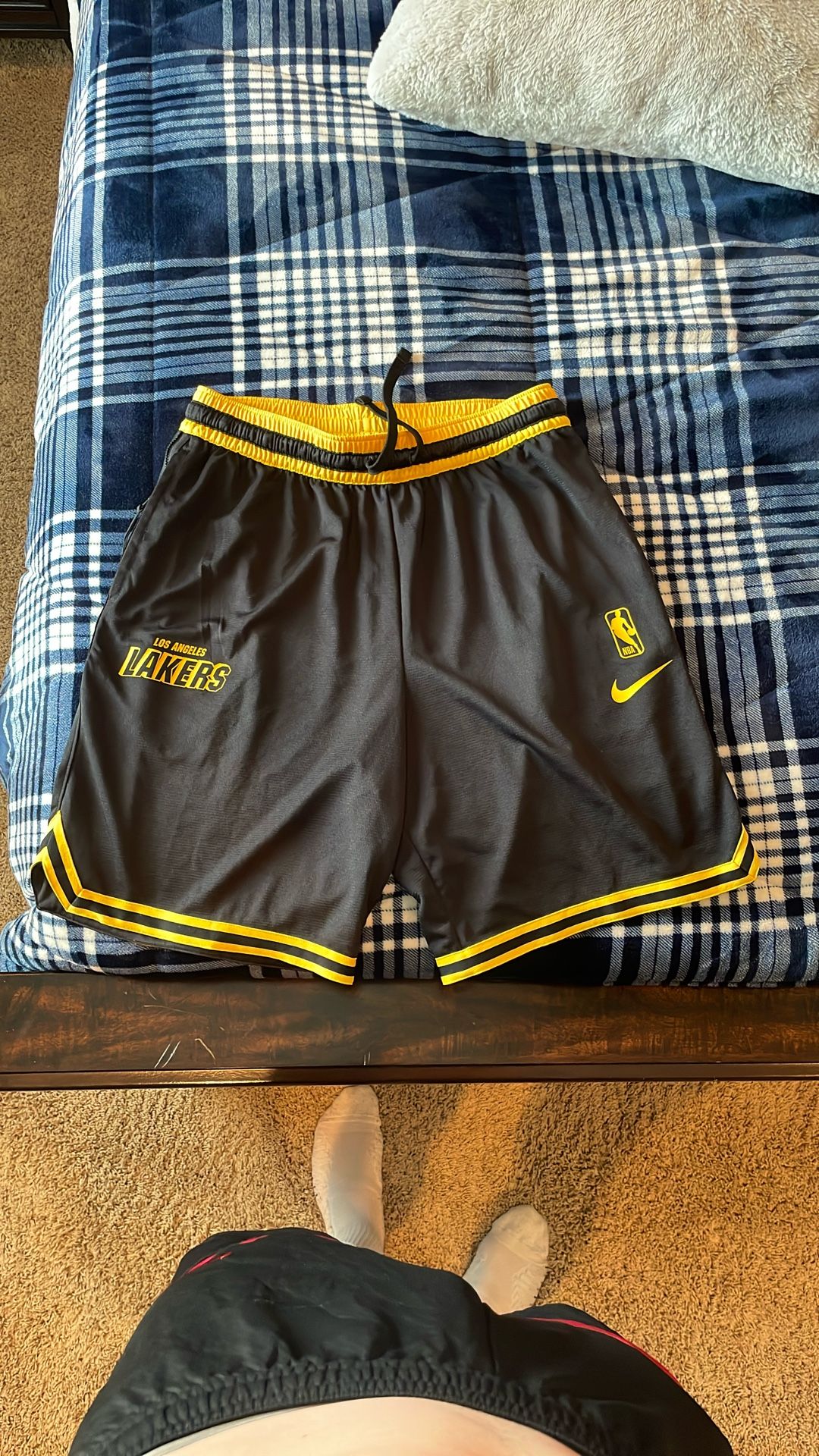 LA Lakers Authentic NBA Shorts