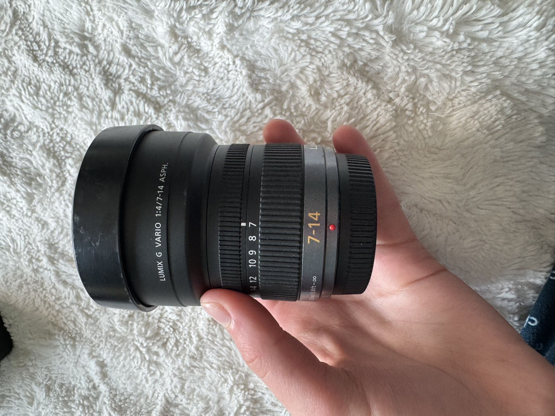 Panasonic Lumix G Vario 7-14mm f/4 ASPH. Lens (M43/Micro Four Thirds) *EX*