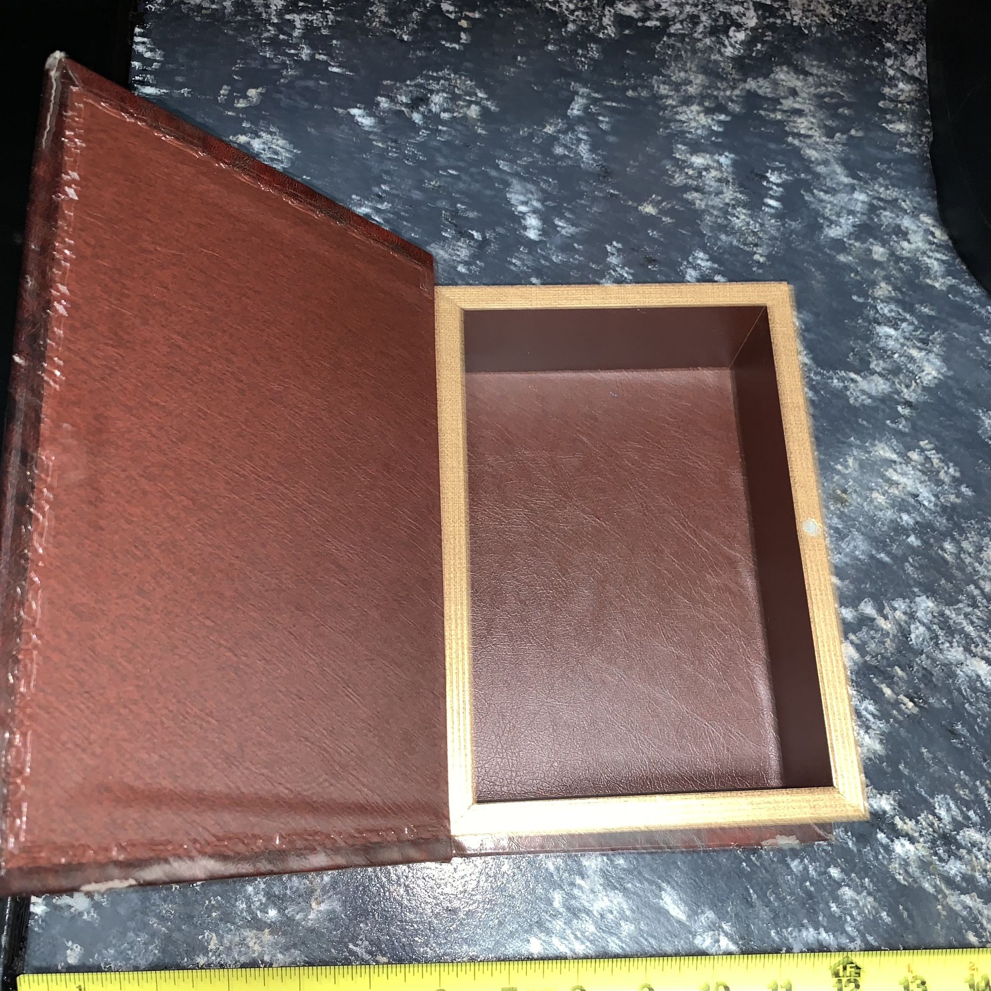 Vintage Faux Book Stash Box Concealed Hidden Decoy